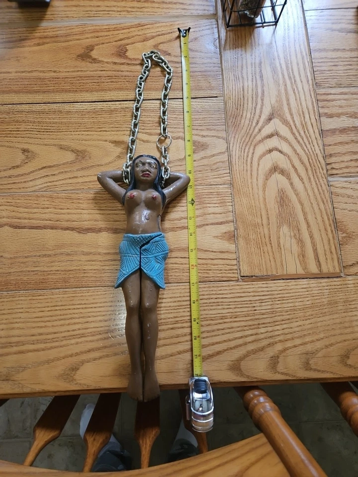 Cast Metal Woman Hanging Nut Cracker - Image 1 of 4