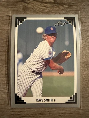 1991 Leaf Baseball Card #456 Dave Smith - Image 1 of 2