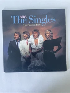 ABBA ~ The Singles The First Ten Years / Double Vinyl 2LP 1982 Gatefold - Picture 1 of 14