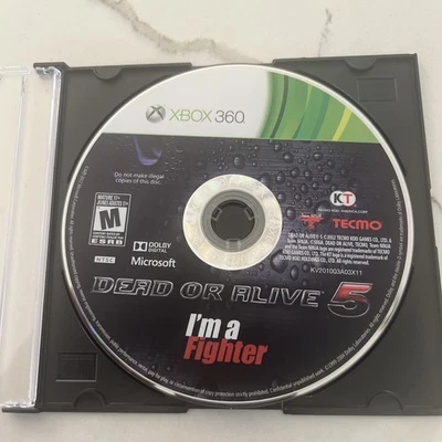 Только диск XBOX 360 Dead or Alive 5 I'm a Fighter (Xbox 360, 2012)! ПРОВЕРЕНО!!! - Изображение 1 из 3