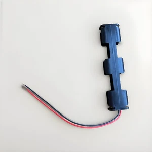 Portabatterie 4x AA con Fili – Supporto Batterie 1,5V 6V – RoHS – Nuovo NOS  - Picture 1 of 8