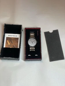 Mvmt 45mm Men's 316L Grey Date Stainless Steel Band Quartz Watch W/ Box - Picture 1 of 13