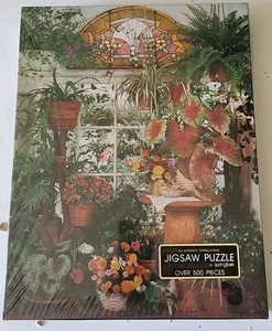 Plantasia Springbok 500+ Piece Puzzle - Plants Flowers - Vintage 1977 New Sealed - Picture 1 of 6