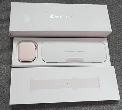 Apple Watch Series 10 46mm- GPS - Rose Gold - M/L Blush Band (MWWU3LW/A)