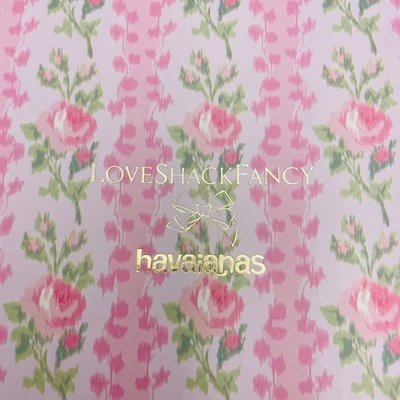 Chanclas delgadas para mujer 9/10 - LoveShackFancy x Havaianas 'Strawberry Macaroon' Foto 1 de 4