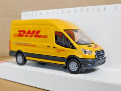 Busch 54508 1/87 HO 2014  Ford Transit DHL NIB - Image 1 of 4