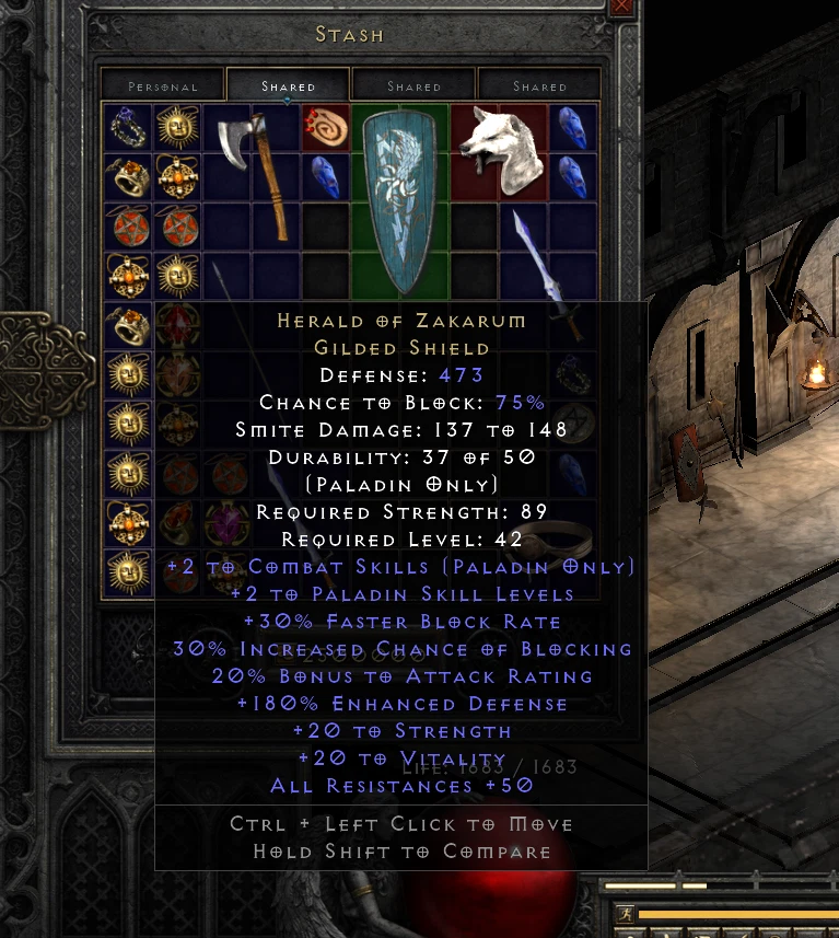 Herald of Zakarum Diablo II Softcore D2R PC Xbox NL Ladder SC - Image 1 of 1