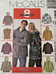 McCall's 9581 Misses / Men Zipper Front Jacket 8 Styles Sewing Pattern M 38-40 - Picture 1 of 2