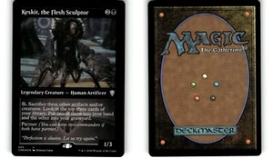 MTG Commander Legends Keskit el escultor de carne lámina grabada CMR 565/361 U CASI NUEVO/MT - Imagen 1 de 1