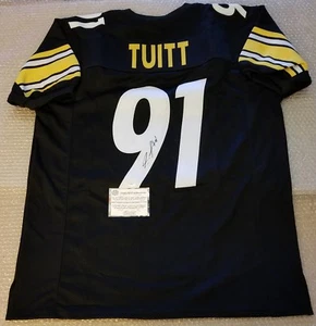 Stephon Tuitt Pittsburgh Steelers Signed Custom Jersey Schwartz Sports COA - Picture 1 of 5