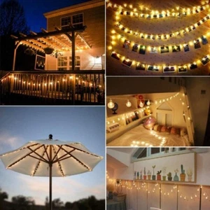 60 LED Globe String Lights, Plug-in, Warm White, Waterproof, Garden Party - Picture 1 of 5