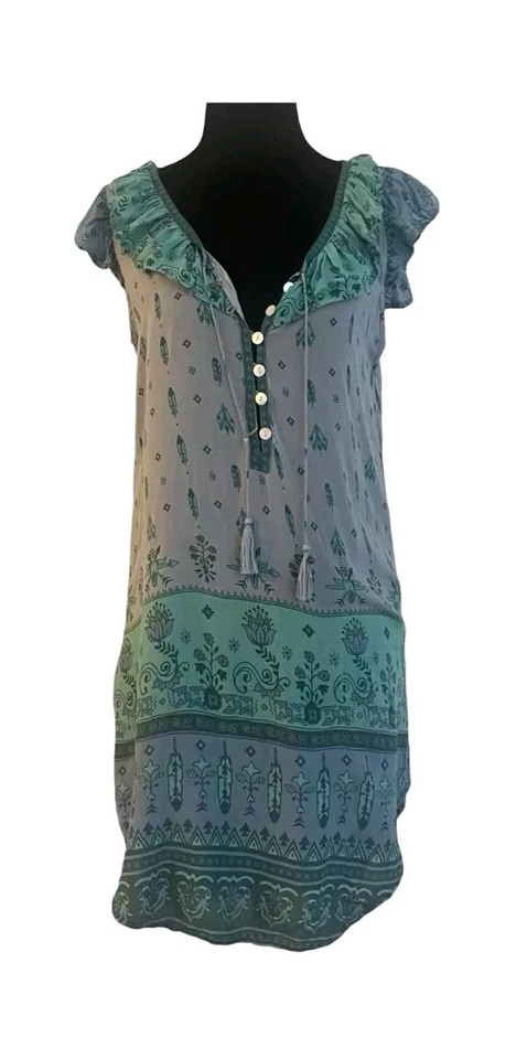 Vintage Sample Spell & the Gypsy Collective Desert Wanderer Mini Dress Sz S - Image 1 of 4