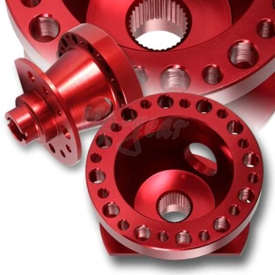 Kit adaptador HUB de 6 orificios para volante de aluminio rojo Civic Integra/Honda CRX/Civic Foto 1 de 3