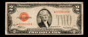 ⭐️$2 1928-D Red Seal United States Note STAR Free Shipping (H21) - Picture 1 of 2