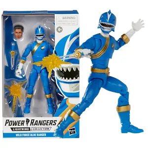 Power Rangers Lightning Collection Wild Force Blue Ranger 6 Zoll Figur Spielzeug Geschenk - Bild 1 von 9