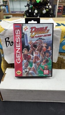 CIB DOUBLE DRIBBLE THE PLAYOFF EDITION SEGA GENESIS VIDEO GAME COMPLETE IN BOX - Image 1 of 4
