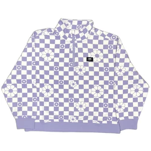 Brand New Womens Vans Fairland Mock Neck Fleece Sweater Purple Small - Picture 1 of 1