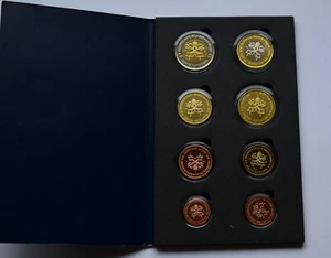 RARE VATICAN 2005 SET EURO COINS SPECIMEN PATTERN PROTOTYPE ESSAI PRE LIRA + BOX - Picture 1 of 10