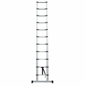 Aluminium Teleskopleiter Stehleiter Anlegeleiter Ausziehleiter 11-Stufig 3,30 m - Picture 1 of 5