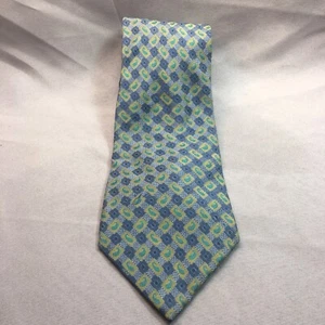 Frank Stella New York Mens Silk Necktie  Checkered Weave Tie - Picture 1 of 5
