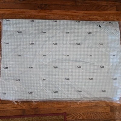 145+ Sheets Vineyard Vines Whale Blue Checkered Gingham Tissue Paper 20" x 30" - Image 1 of 4