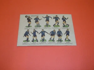 CARTOLINA D'EPOCA ANNI'60 SQUADRA INTER MAZZOLA SUAREZ FACCHETTI BURGNICH JAIR - Picture 1 of 2