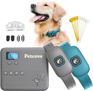 Petcove Wireless Dog Fence & Training Collar 2-in-1 System – 2 Collars - Picture 1 of 7
