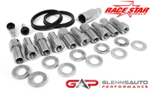 Race Star Wheels 92 Drag Star OPEN End Lug Nut Kit (20) 14mmx1.50 #601-1434-20 - Picture 1 of 1