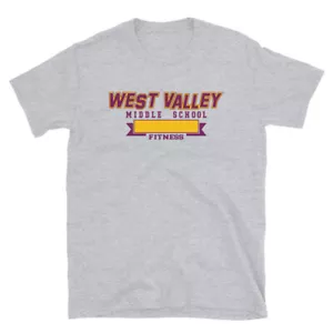 Cobra Kai West Valley Middle School Fitness Short-Sleeve Unisex T-Shirt - Picture 1 of 4