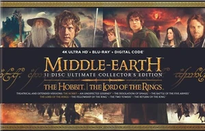 MIDDLE EARTH: 31-DISC ULTIMATE COLLECTOR'S EDITION 4K ULTRA HD + BLU-RAY [NEW] - Foto 1 di 5