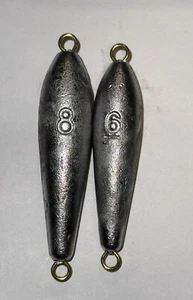 Trolling Sinker Torpedo Inline Weight 6 oz & 8 oz - FREE SHIPPING - Picture 1 of 1