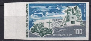 Centrafricaine 1972 Yvert A 107 aerofilato espacial imperforado MNH VF - Imagen 1 de 1