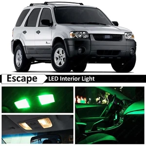 Kit de 12 unidades de paquete de luz LED interior verde placa de licencia para Ford Escape 2001-2006 - Imagen 1 de 12