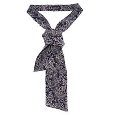 5921Y cravatta ascot uomo MESSORI silk blue/beige ascot tie men
