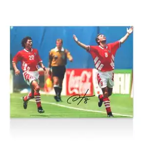 Hristo Stoichkov Firmado Bulgaria Foto: Máximo goleador de la Copa Mundial 1994 - Imagen 1 de 4