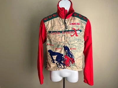 Vintage Pearl Izumi Men's red & beige Cycle Oregon full zip Jacket Small S - Image 1 of 4