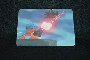 1986 Hasbro GiJoe Action Card #153 Cutter Shooting ( Cobra In Range ) Very Nice! - Picture 1 of 4