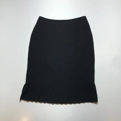 Mujer Falda Lápiz Plisada Dobladillo Elegante Preppy Elastizada Hasta la Rodilla Talla 2 Foto 1 de 4