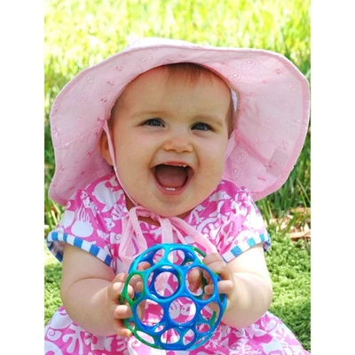 Original Solapa Happy Hat Corbatas Medianas 6-12 Meses Rosa Ojales UPF50 Gorra Sol Regalo Foto 1 de 4