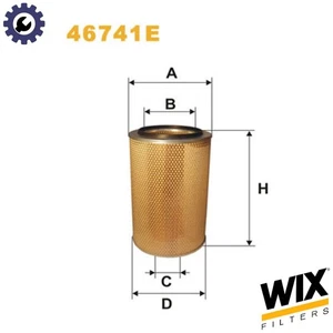 AIR FILTER 46741E FOR NEOPLAN SETRA MAZ IVECO EUROTECH/MT/MP/MH TURBOTECH  MAN - Picture 1 of 9