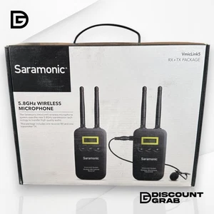 Micrófono inalámbrico Saramonic 5,8 GHz - Paquete VmicLink5 RX + TX - Imagen 1 de 3