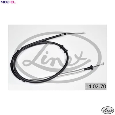 CABLE PULL PARKING BRAKE 14.02.70 FOR FIAT 312A2/199B6.000 0.9L 2cyl 500L 4cyl - Image 1 of 4