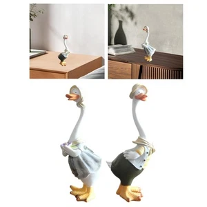 Farm Duck Statue Garden Decorative Sculpture Collection Realistic Artwork - Picture 1 of 13