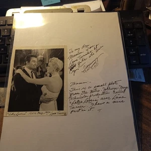 Vintage Lana Turner Autograph Picture Mgm 1953 - Bild 1 von 5
