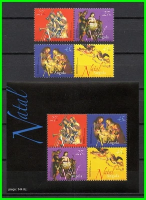 ANGOLA 2003 - SÉRIE + BLOCO NATAL / NAVIDAD - MNH - Imagen 1 de 3
