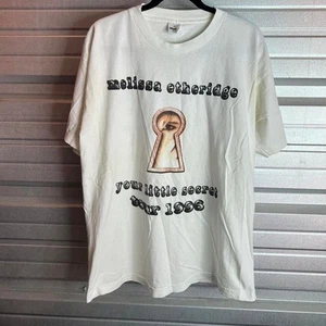 White melissa etheridge 1996 single stitch tour tee shirt size XL - Picture 1 of 7