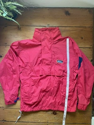 Vintage TIMBERLAND Atlantis Pullover Jacket   Red Made In USA Men’s Medium. - Image 1 of 4