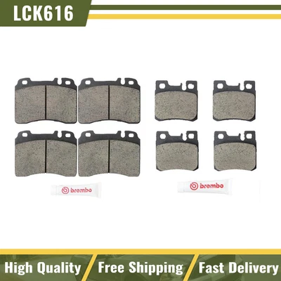 Juego de pastillas de freno delanteras y traseras Brembo cerámicas para Mercedes-Benz 500SL 1990-1993 Foto 1 de 4