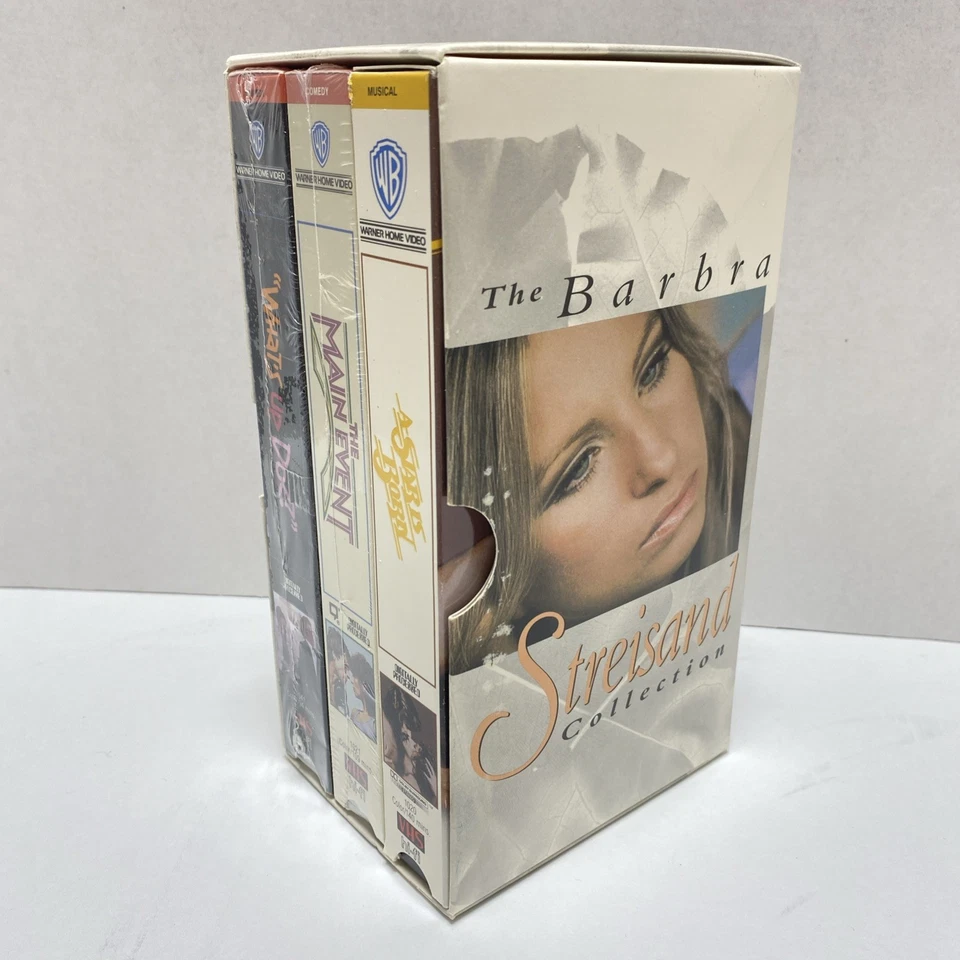 Barbra Streisand Collection What's Up Doc Star is Born The Main Event VHS - Image 1 of 4