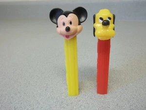 Pez Spender Mickey Mouse und Pluto ohne Füße - Bild 1 von 7